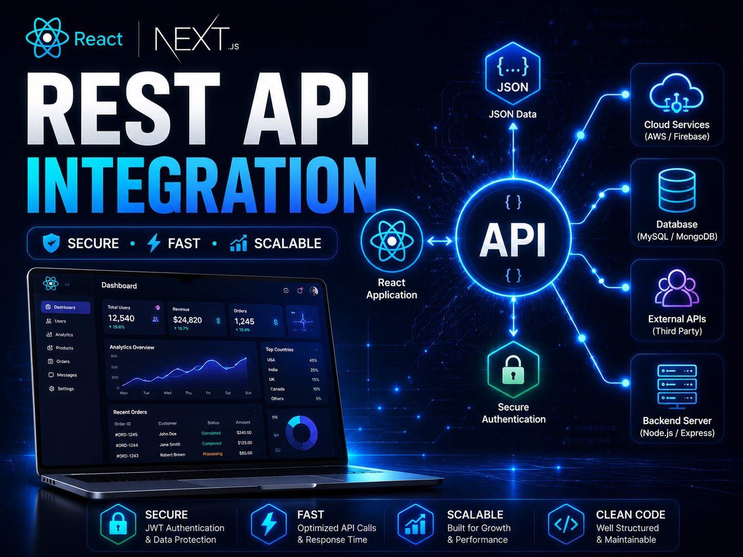 REST API Integration for React or Next.js